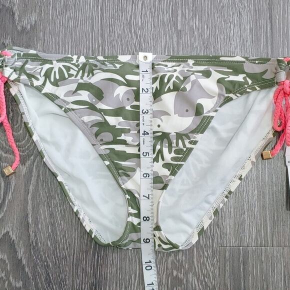 Sperry Women's Marina Corps Bikini Swimsuit Sz L Beach Vacation Resort Camo Fish - Picture 13 of 14